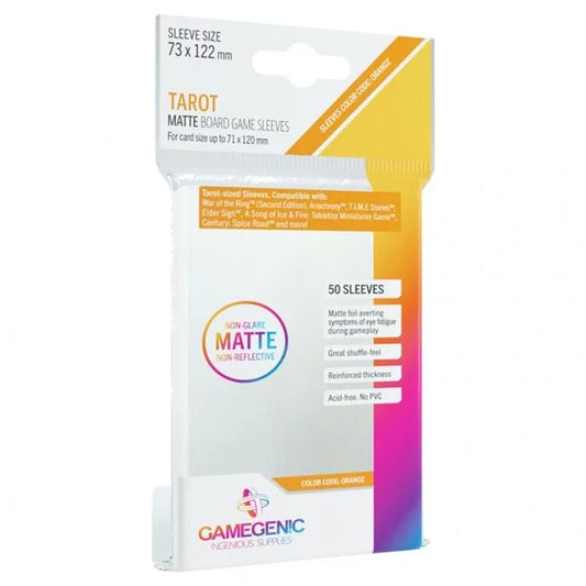 Gamegenic- Tarot size- Clear Matte Prime Sleeves