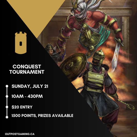 Ticket- July 21 - Conquest Tournament