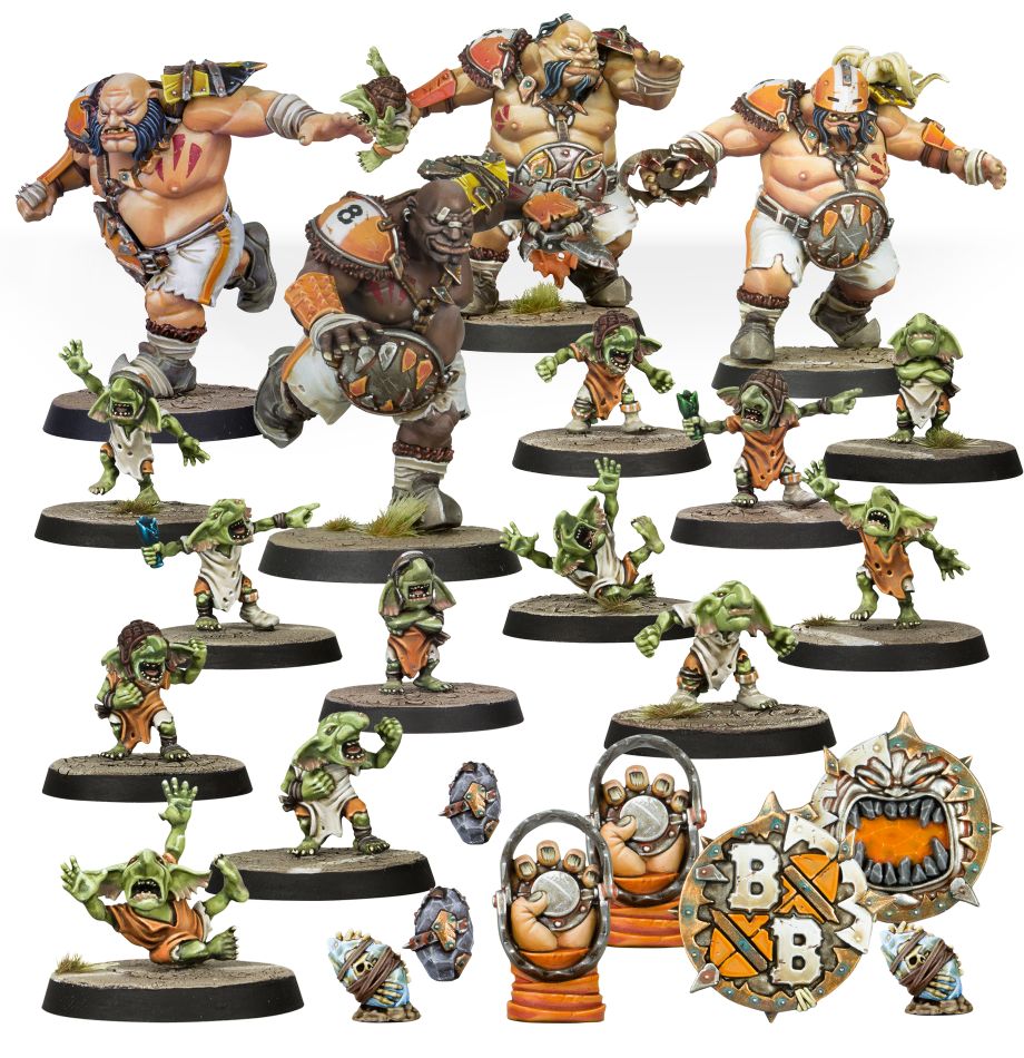 Blood Bowl- Ogre Team: The Fire Mountain Gut-Busters