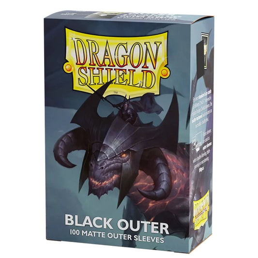 Sleeves: Dragon Shield: Outer Sleeves Matte: Black (100count)