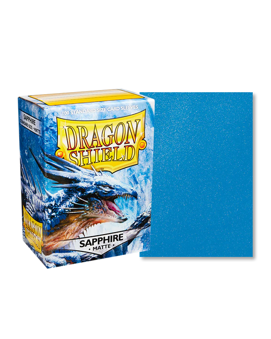 Dragon Shield Sleeves Matte Sapphire (100 Count)