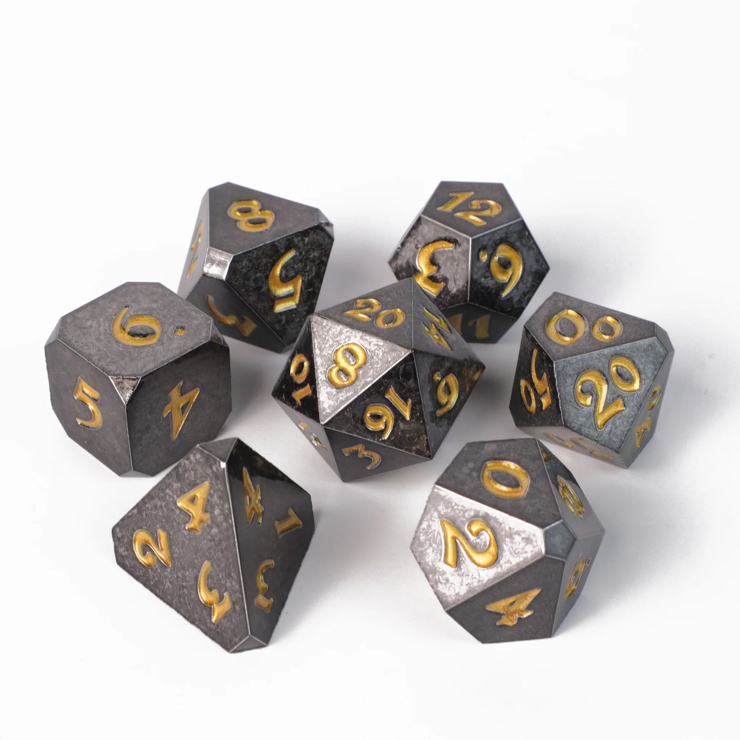 Die Hard Dice- Shadowlance with Gold 7 Die Set