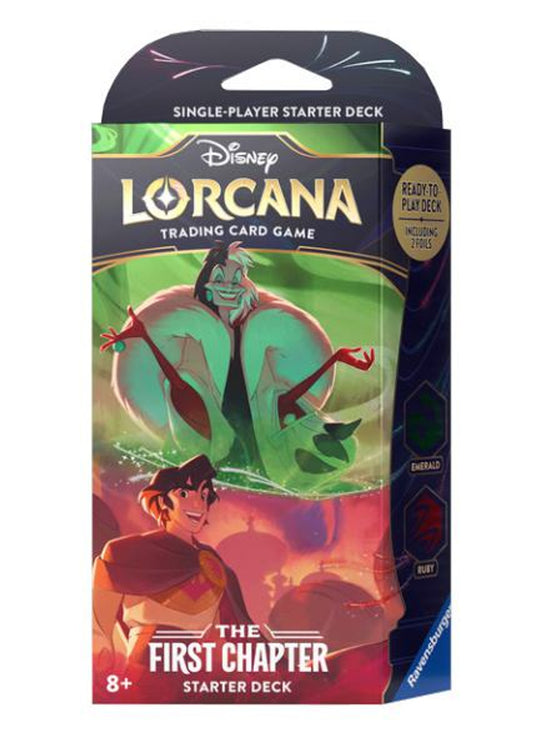 Disney Lorcana: The First Chapter: Starter Deck Emerald and Ruby