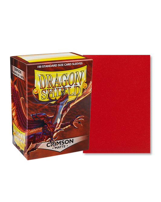 Dragon Shield Sleeves Matte Crimson (100 Count)