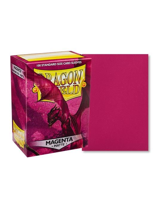 Dragon Shield Sleeves Matte Magenta (100 Count)