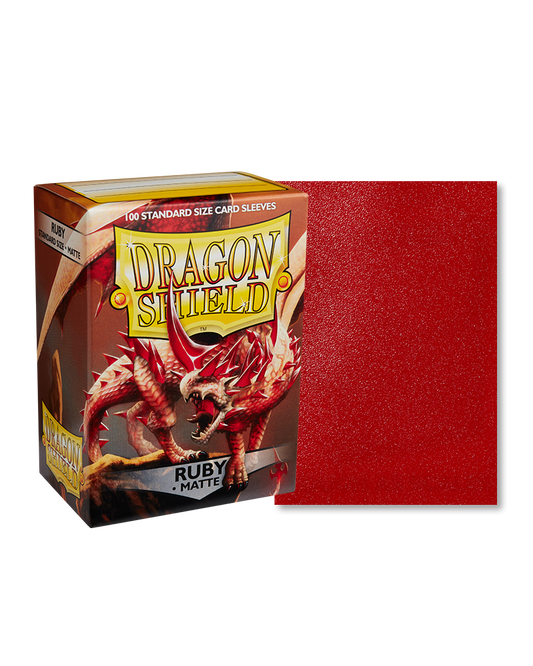 Dragon shield- Matte Ruby(100 CT)