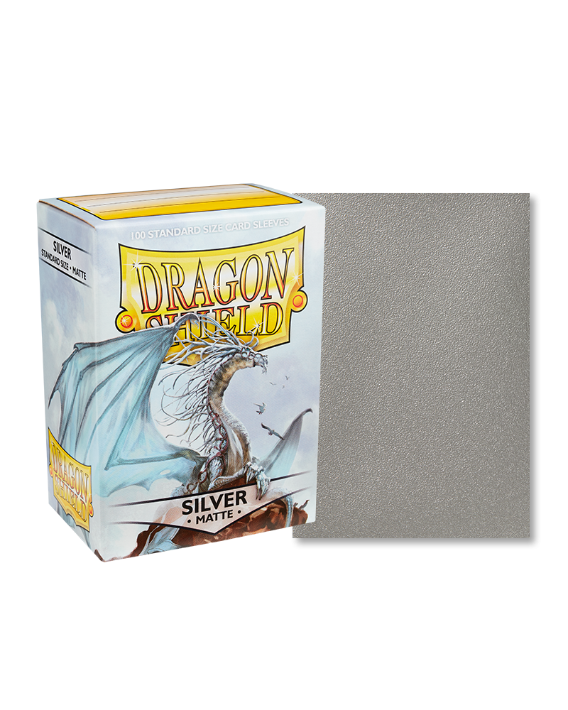 Dragon shield- Matte Silver(100 CT)