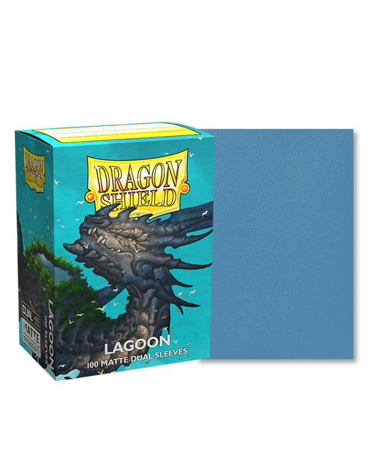 Dragon Shield Sleeves Lagoon Matte Dual (100 Count)