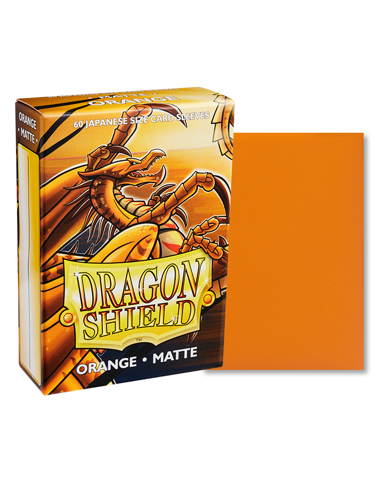 Dragon shield- Matte Orange- Japanese size