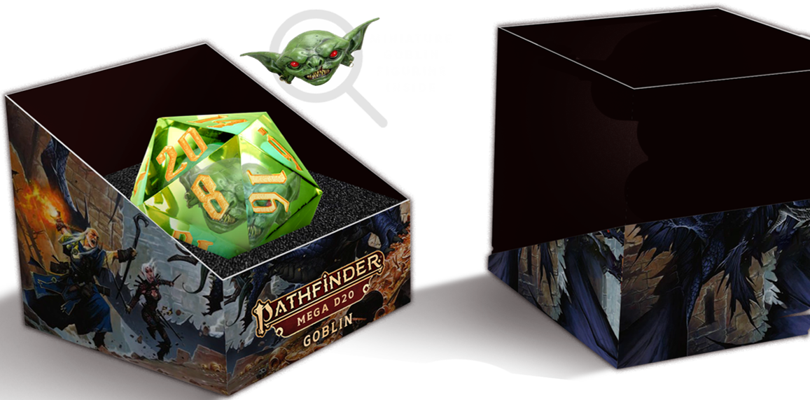 Pathfinder Goblin Mega Dice, Mammoth 55mm