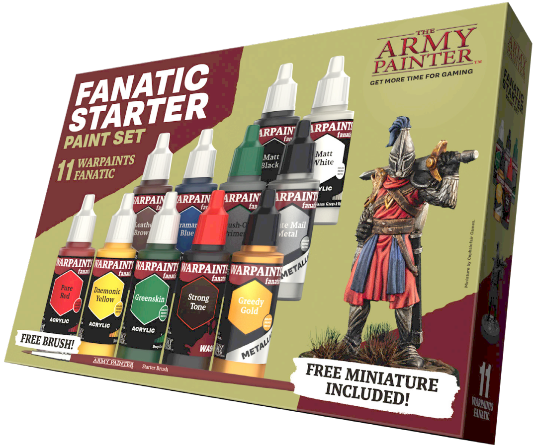 Army Painter Warpaints Fanatic: Starter Paint Set