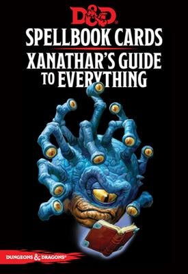 Dungeons and Dragons Spellbook Cards Xanathat's Guide to Everything 2nd Edition