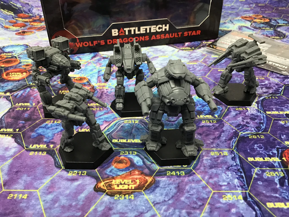 Battletech- Wolf's Dragoons Assault Star