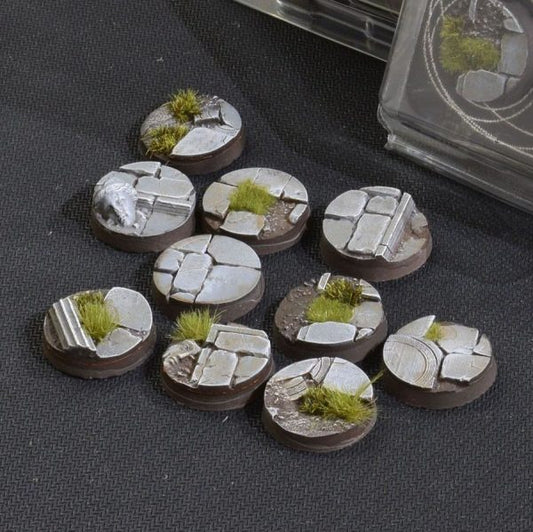 Temple Bases, Round 25mm x10