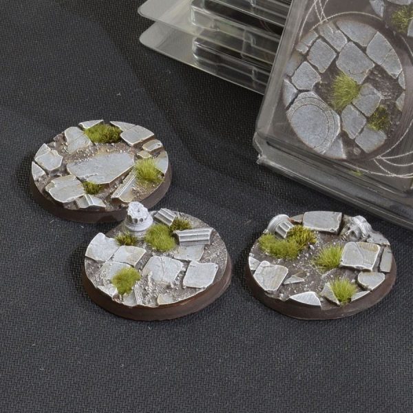 Temple Bases, Round 50mm x3