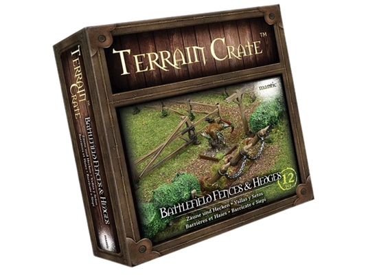 Terrain Crate - Battlefield Fences and Hedgerows