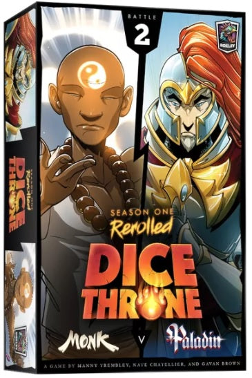 Dice Throne: Season 1 Rerolled- Monk vs Paladin