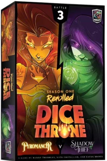 Dice Throne: Season 2 Rerolled- Pyromancer vs Shadow Thief