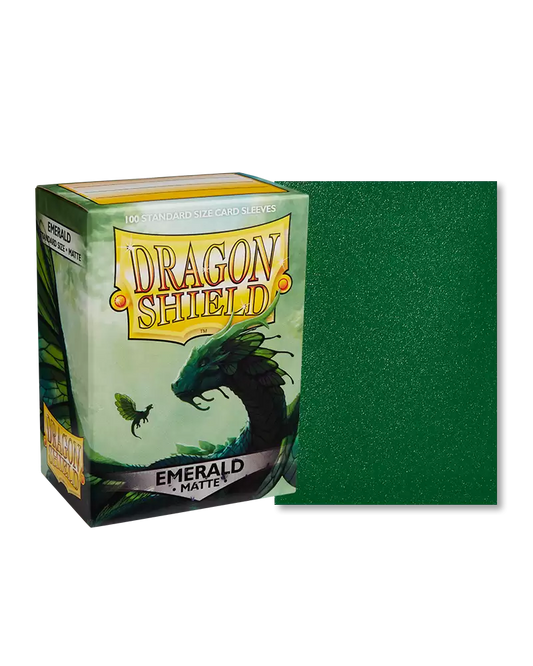 Dragon shield- Matte Emerald(100CT)