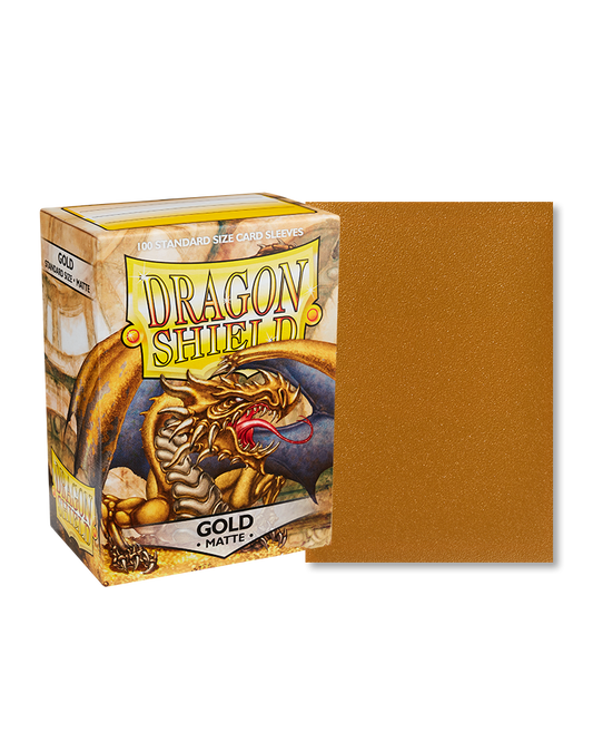 Dragon shield- Matte Gold(100CT)