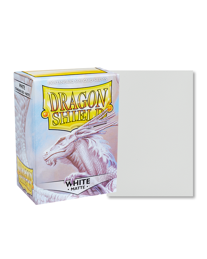 Dragon Shield- Matte White(100CT)