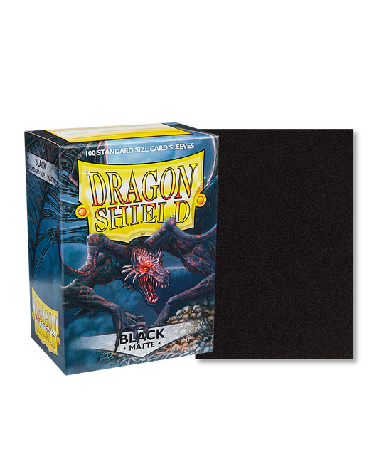 Dragon shield- Matte Black (100CT)