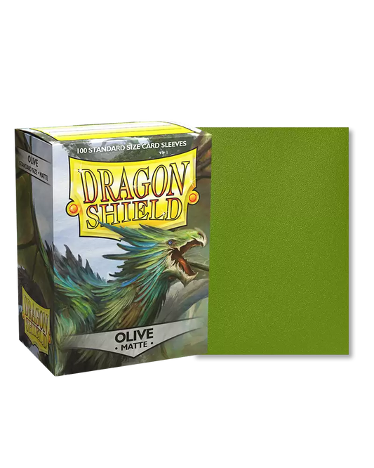 Dragon shield- Matte Olive(100CT)