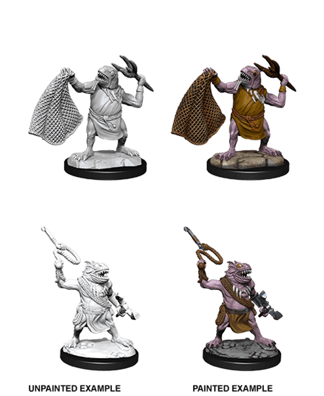 D&D Nolzur's Marvelous Miniatures: Wave  14: Kuo-Toa & Kuo-Toa Whip