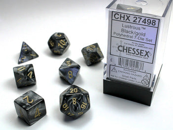 Lustrous 7 Die Set Black/Gold