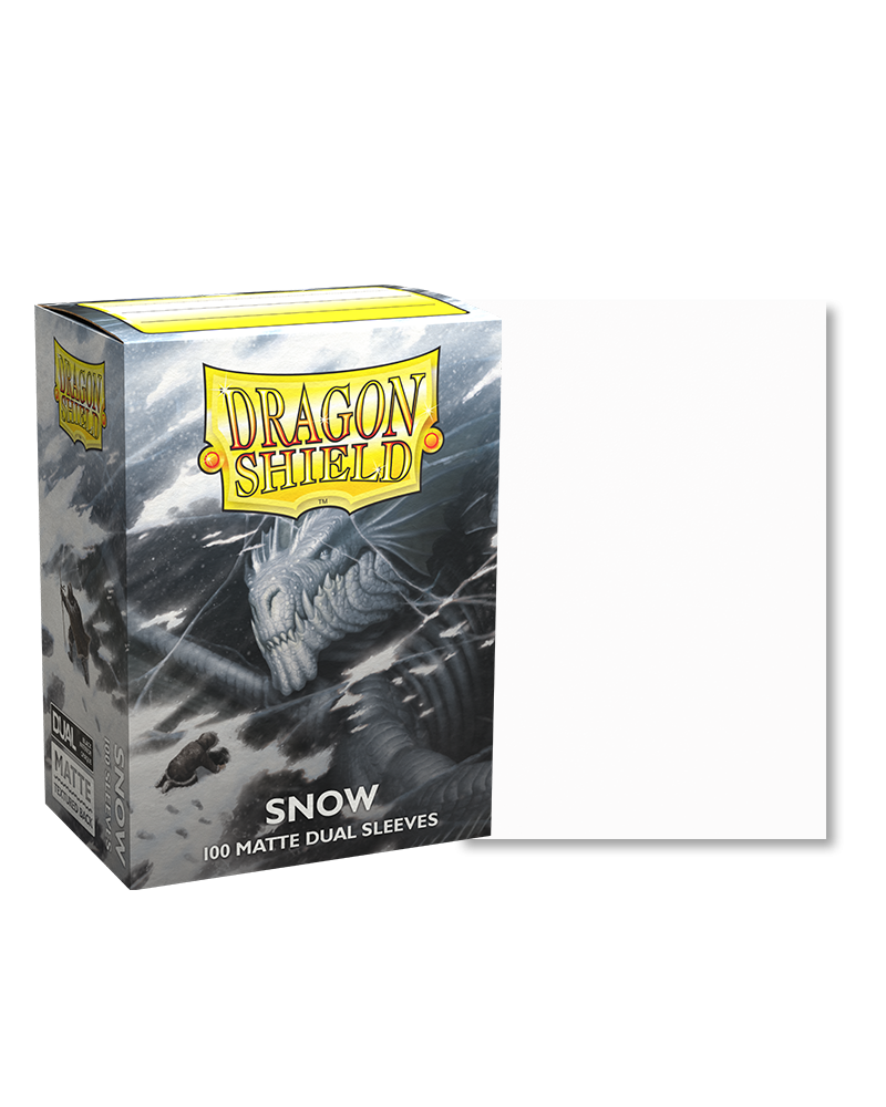 Dragon Shield Sleeves- Matte Snow(100ct)