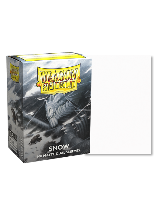 Dragon Shield Sleeves- Matte Snow(100ct)