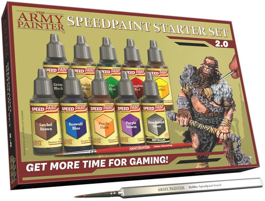 The Army Painter Warpaints Speedpaint Starter Set 2.0 - 10 Colours