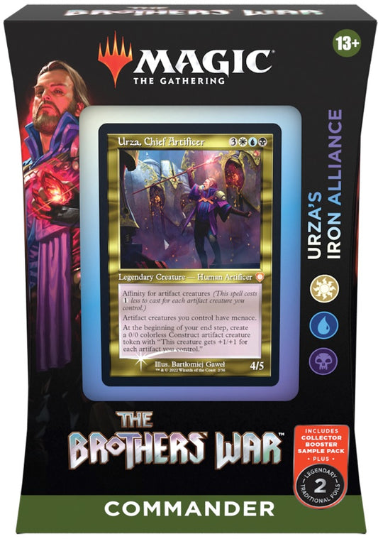 MTG Brothers war Commander Deck Urza's Iron Alliance