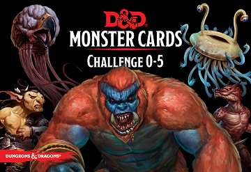 Dungeons and Dragons RPG Monster Cards Challenge 0-5