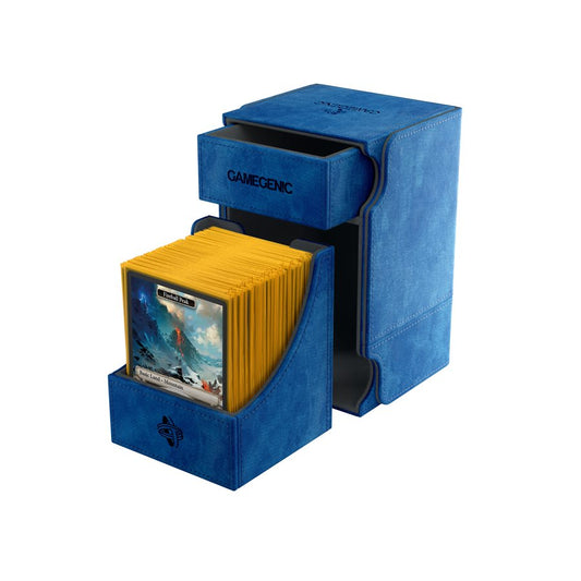 Gamegenic: Watchtower Convertible Deck Box- Blue